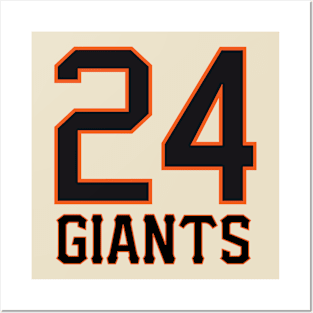 Willie Mays-24 Posters and Art